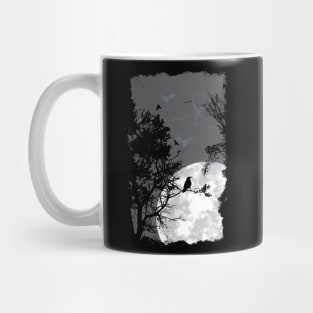 Moonlit crows Mug